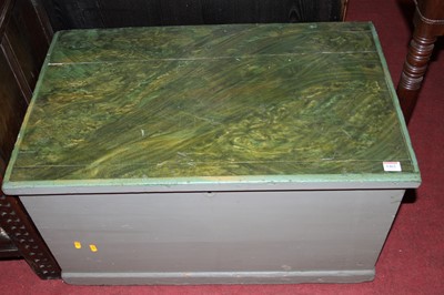 Lot 1462 - A Victorian and later painted pine hinge...