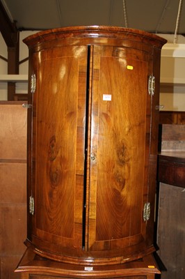 Lot 1475 - An early 19th century figured walnut double...