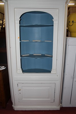 Lot 1494 - A 19th century pine and later white and blue...