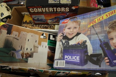 Lot 1504 - A box of mixed toys and accessories to include...