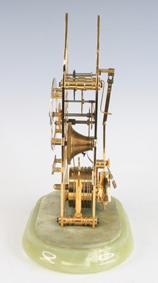 Lot 2365 - Elliott of London - a brass skeleton clock, of...
