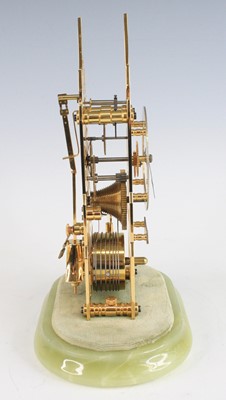 Lot 2365 - Elliott of London - a brass skeleton clock, of...