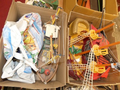 Lot 1539 - Two trays containing a quantity of Playmobile