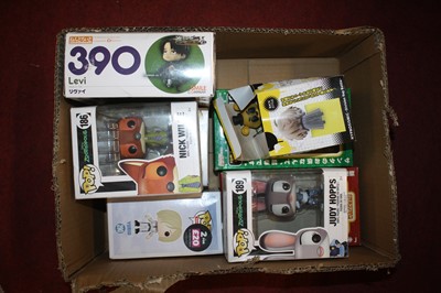 Lot 1636 - A box of modern action figures to include a...