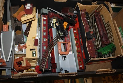 Lot 1674 - A collection of various trains and their...