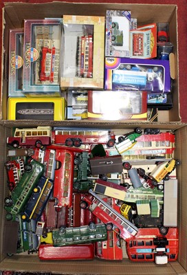 Lot 1508 - Two trays of various boxed and loose diecast...