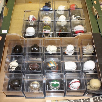 Lot 1522 - Two trays of various Star Wars model helmets...