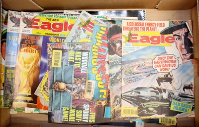 Lot 1561 - One tray of various Eagle Comic books to...