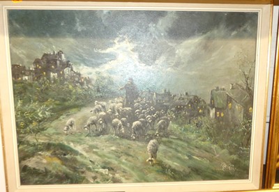 Lot 1065 - 20th century Italian school - Returning home,...