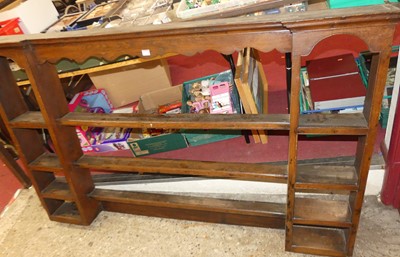 Lot 1172 - A circa 1800 provincial joined oak and elm...