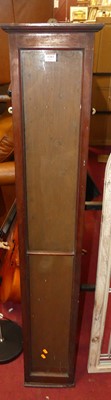 Lot 1203 - A circa 1900 mahogany single door glazed...