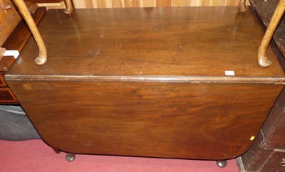 Lot 1225 - An early 19th century mahogany round cornered...