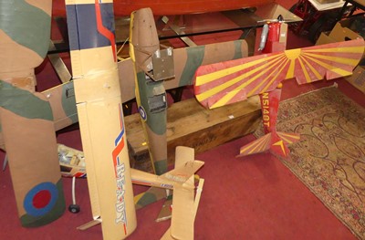 Lot 1286 - Three various mechanical scratch-built model...