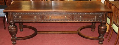 Lot 1272 - An early 20th century Jacobean style oak...