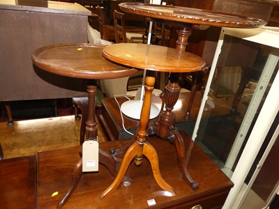 Lot 1301 - A mahogany circular dished tilt-top pedestal...