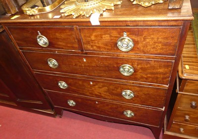 Lot 1308 - An early 19th century mahogany squarefront...