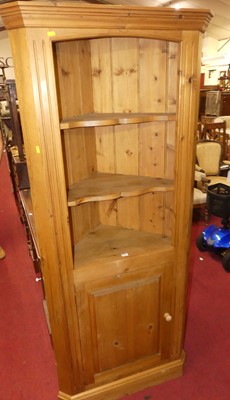 Lot 1311 - A contemporary pine freestanding corner...