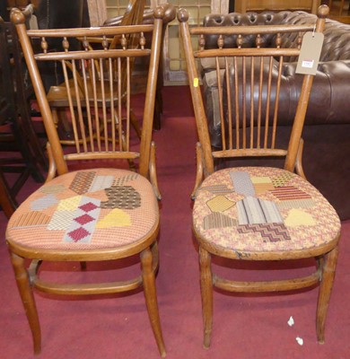 Lot 1342 - A pair of early 20th century Belgian bentwood...