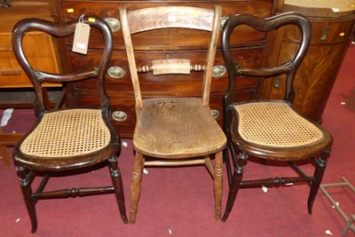 Lot 1357 - A pair of Victorian simulated rosewood and...
