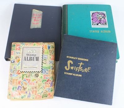 Lot 456 - A large schoolboy stamp collection, housed in...