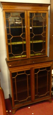 Lot 1164 - An Edwardian mahogany and satinwood...