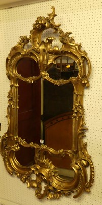 Lot 1182 - A contemporary Rococo Revival floral gilt...