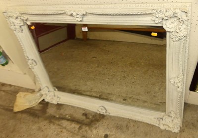Lot 1183 - A contemporary grey painted floral decorated...