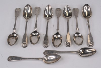 Lot 321 - A matched set of six 19th century Scottish...
