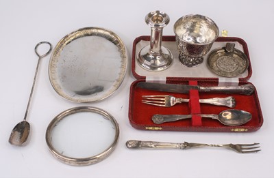 Lot 331 - A Victorian silver christening set, comprising...
