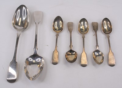 Lot 415 - A pair of Victorian silver tablespoons in the...