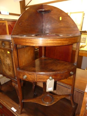 Lot 1262 - An early 19th century mahogany bow front...
