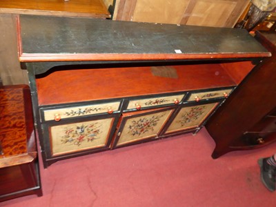 Lot 1272 - A contemporary French painted side cupboard...