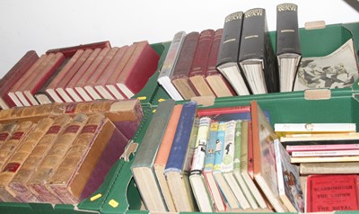 Lot 665 - Four boxes of books to include Chambers...