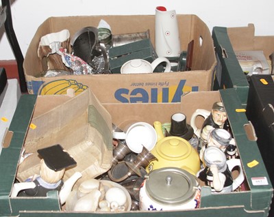 Lot 662 - Three boxes of miscellaneous items to include...