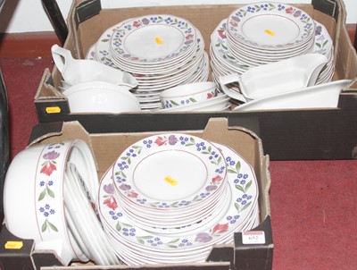 Lot 652 - An Adams Old Colonial pattern part dinner service