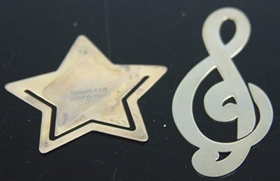 Lot 354 - A Tiffany & Co sterling silver star shaped...