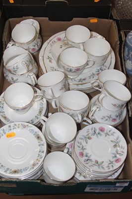 Lot 589 - A Royal Doulton Pastorale part tea and dinner...
