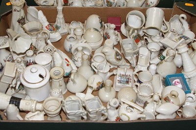 Lot 583 - Two boxes of mixed crested wares, to include...