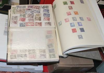 Lot 571 - A collection of world stamps and related volumes