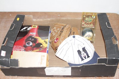 Lot 562 - A collection of baseball memorabilia
