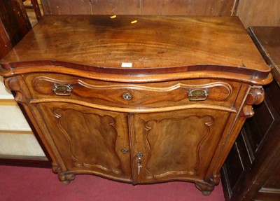 Lot 1308 - A mid 19th century continental mahogany...