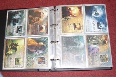 Lot 546 - Five albums of post cards and post office...