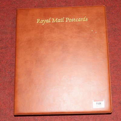 Lot 548 - Five albums of Royal Mail stamp postcards