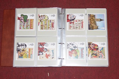 Lot 547 - Five albums of Royal Mail stamp postcards