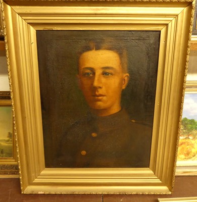 Lot 1007 - Early 20th century school - Head and shoulders...