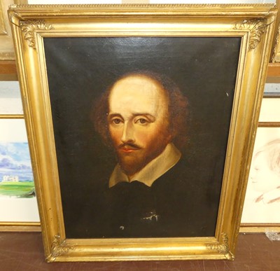 Lot 1008 - 19th century school - Bust portrait of a...