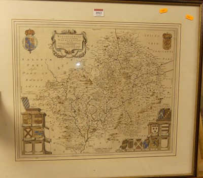 Lot 1012 - A 17th century engraved and later...
