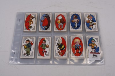 Lot 506 - A collection of Ogden's cigarette cards