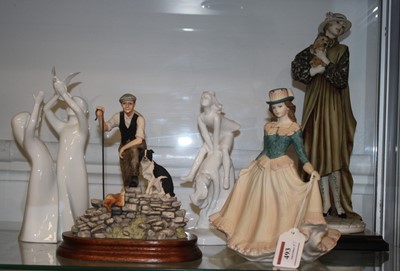 Lot 493 - Two Royal Doulton Images series porcelain...