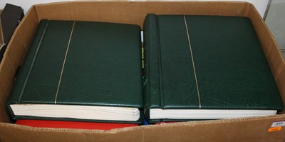 Lot 454 - A collection of stamp albums, contents to...